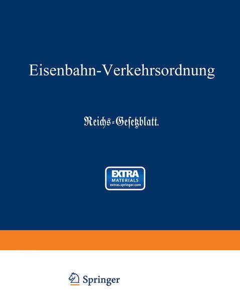 Produktbild: Eisenbahn-Verkehrsordnung