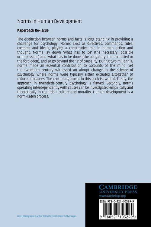 Produktbild: Norms in Human Development