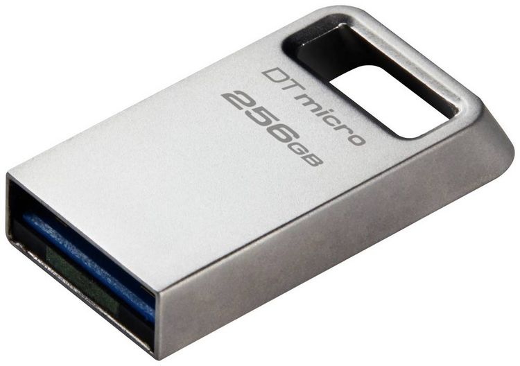 Produktbild: Kingston DataTraveler Micro USB-Stick Retail 256GB Silber DTMC3G2/256GB USB-A (USB 3.2 Gen 1)