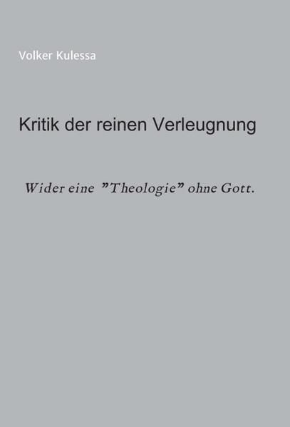 Produktbild: Kritik der reinen Verleugnung