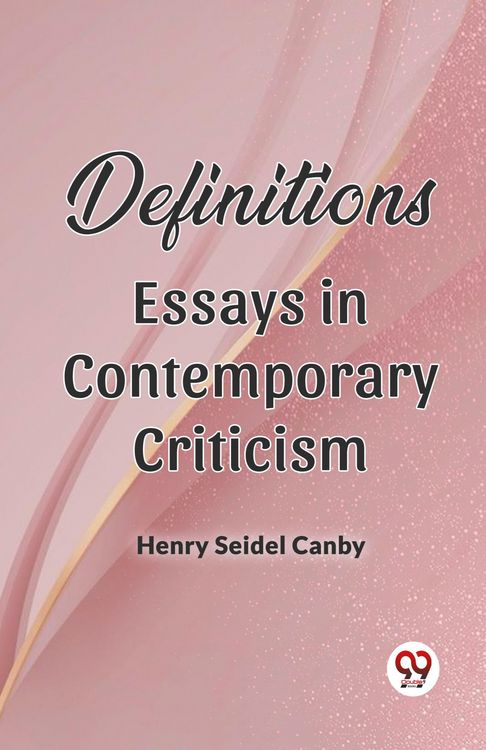 Produktbild: Definitions Essays In Contemporary Criticism
