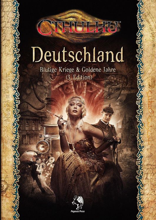 Produktbild: Cthulhu: Deutschland - Blutige Kriege & Goldene Jahre, 3. Edition - Normalausgabe