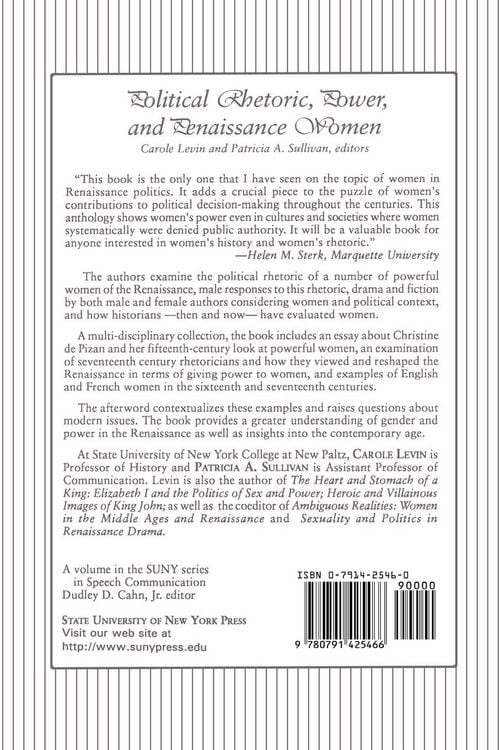 Produktbild: Political Rhetoric, Power, and Renaissance Women