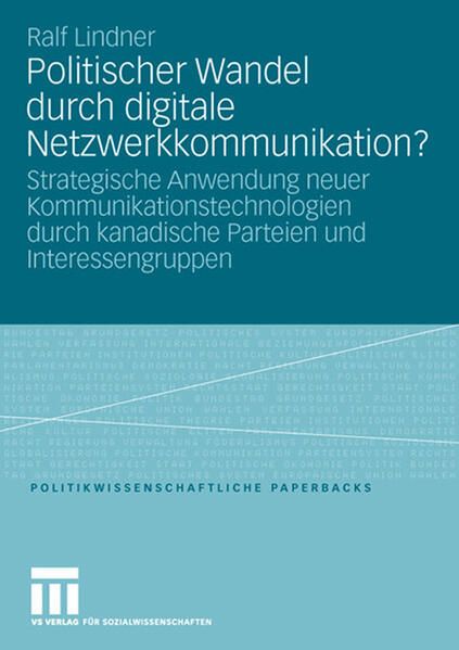 Produktbild: Politischer Wandel durch digitale Netzwerkkommunikation?