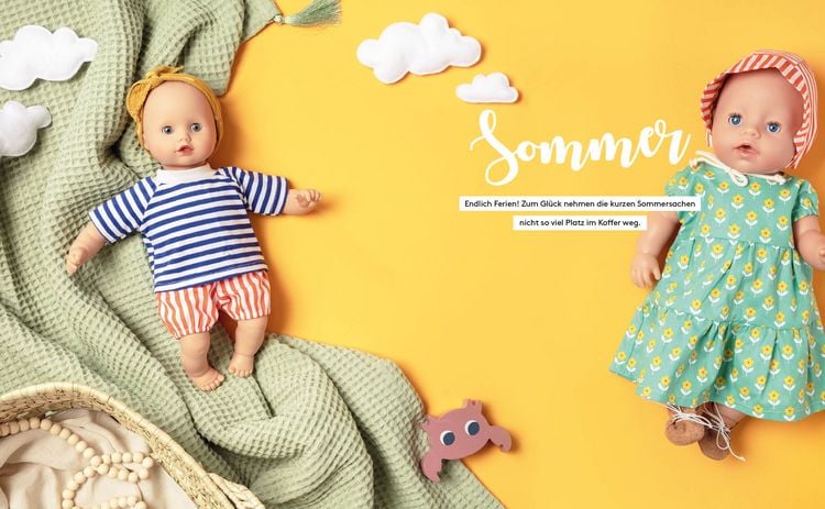 Produktbild: Hej. Minimode &ndash; S&uuml;&szlig;e Puppenkleidung n&auml;hen