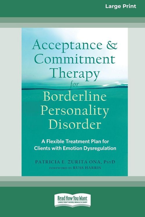 Produktbild: Acceptance and Commitment Therapy for Borderline Personality Disorder
