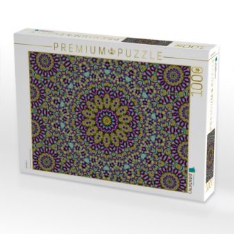 Produktbild: CALVENDO Puzzle Mandala 4 | 1000 Teile Lege-Gr&ouml;&szlig;e 64x48cm Foto-Puzzle f&uuml;r gl&uuml;ckliche Stunden