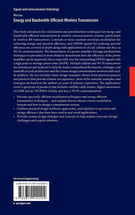 Produktbild: Energy and Bandwidth-Efficient Wireless Transmission