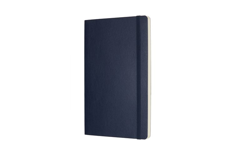 Produktbild: MOLESKINE NOTIZBUCH L/A5, BLANKO, SOFT COVER, SAPHIR
