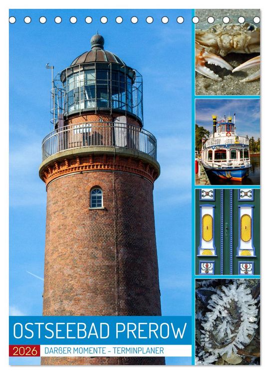 Produktbild: Ostseebad Prerow - Dar&szlig;er Momente - Terminplaner (Tischkalender 2026 DIN A5 hoch), CALVENDO Monatskalender