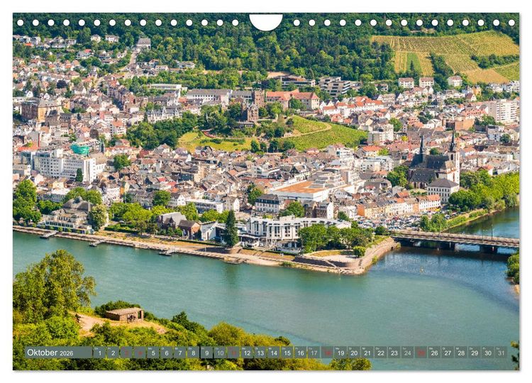 Produktbild: Bingen - Tor zum Mittelrhein (Wandkalender 2026 DIN A4 quer), CALVENDO Monatskalender
