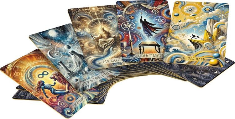 Produktbild: Soulmirror Tarot - 78 Karten mit Buch - (Soul Path, sensitive Tarotkarten)