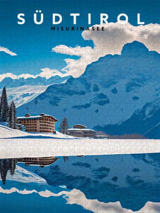 Produktbild: CALVENDO Puzzle Misurinasee | 1000 Teile Lege-Gr&ouml;&szlig;e 64x48cm Foto-Puzzle f&uuml;r gl&uuml;ckliche Stunden
