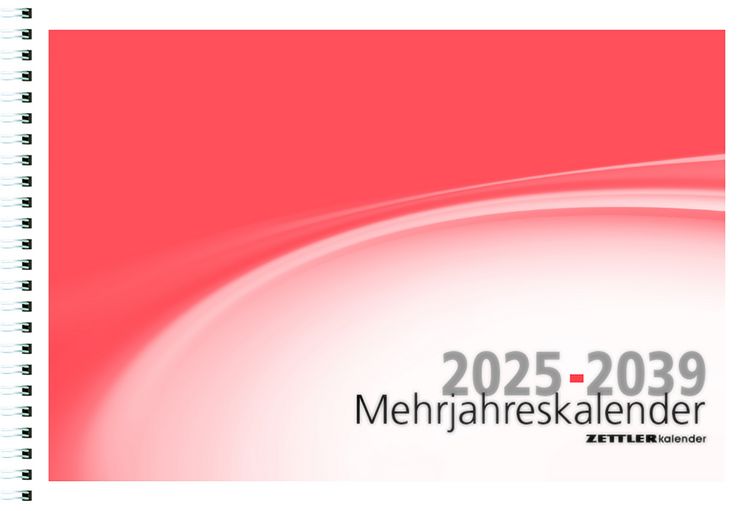 Zettler Taschenplaner Rot 2024 – 9,5x16 Cm, 64 Seiten – Mit Adressheft & Wochenübersicht