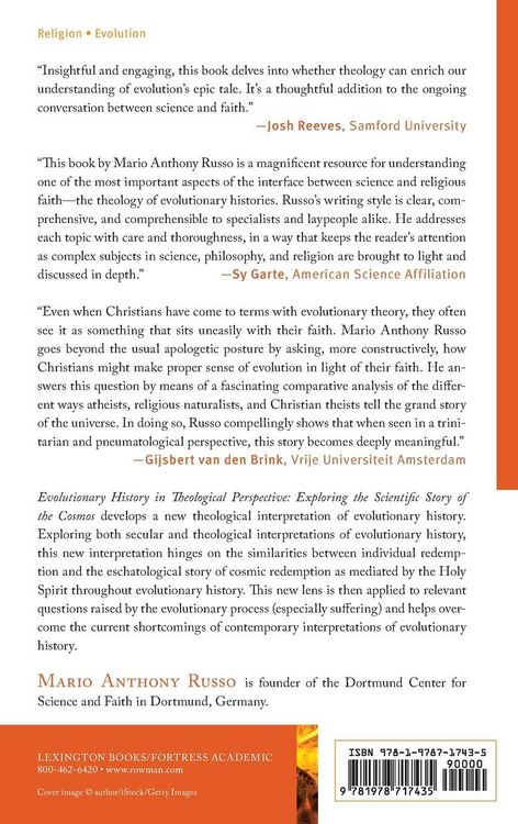 Produktbild: Evolutionary History in Theological Perspective