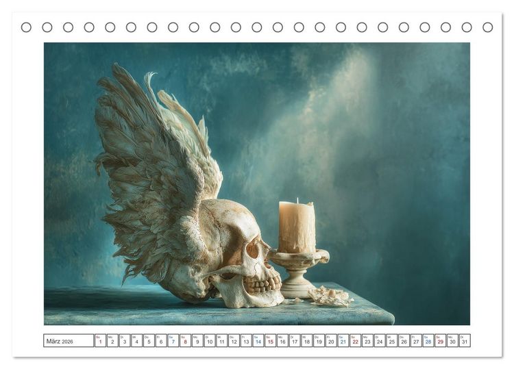 Produktbild: Schatten der Zeit (Tischkalender 2026 DIN A5 quer), CALVENDO Monatskalender
