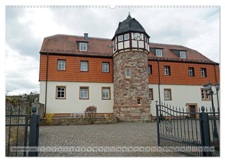 Produktbild: Wunderbares Th&uuml;ringen - Schl&ouml;sschen (hochwertiger Premium Wandkalender 2026 DIN A2 quer), Kunstdruck in Hochglanz
