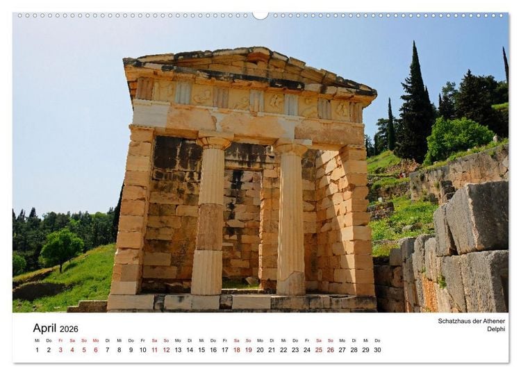 Produktbild: Der Norden Griechenlands (Wandkalender 2026 DIN A2 quer), CALVENDO Monatskalender