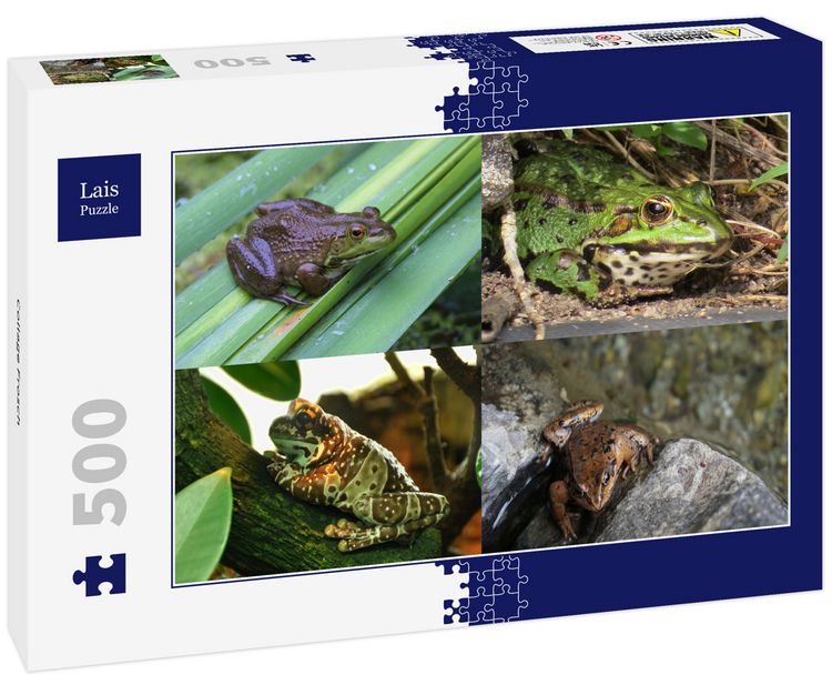 Produktbild: Lais Puzzle Collage Frosch 500 Teile
