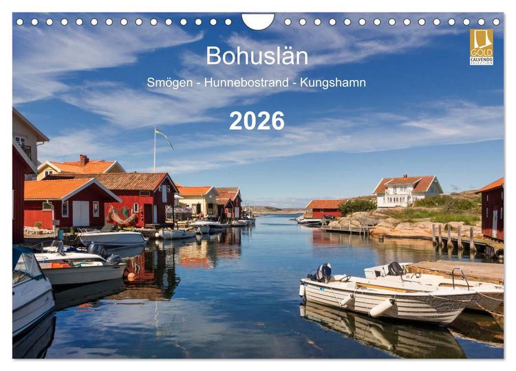 Produktbild: Bohusl&auml;n. Sm&ouml;gen - Hunnebostrand - Kungshamn (Wandkalender 2026 DIN A4 quer), CALVENDO Monatskalender