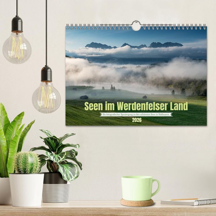 Produktbild: Seen im Werdenfelser Land (Wandkalender 2026 DIN A4 quer), CALVENDO Monatskalender