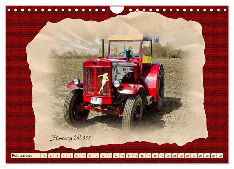Produktbild: Hanomag Schlepper (Wandkalender 2026 DIN A4 quer), CALVENDO Monatskalender