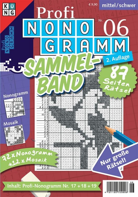 Produktbild: Profi-Nonogramm 3er-Band Nr. 6