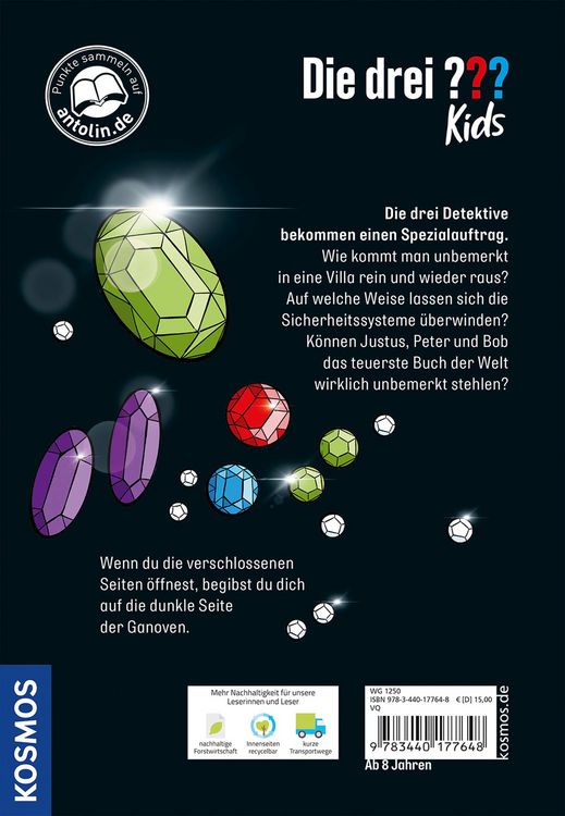 Produktbild: Die drei ??? Kids, Das teuerste Buch aller Zeiten