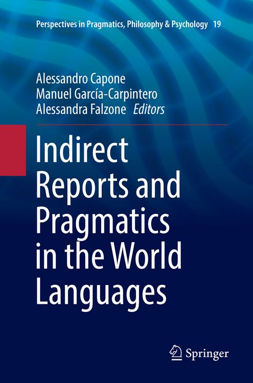 Produktbild: Indirect Reports and Pragmatics in the World Languages