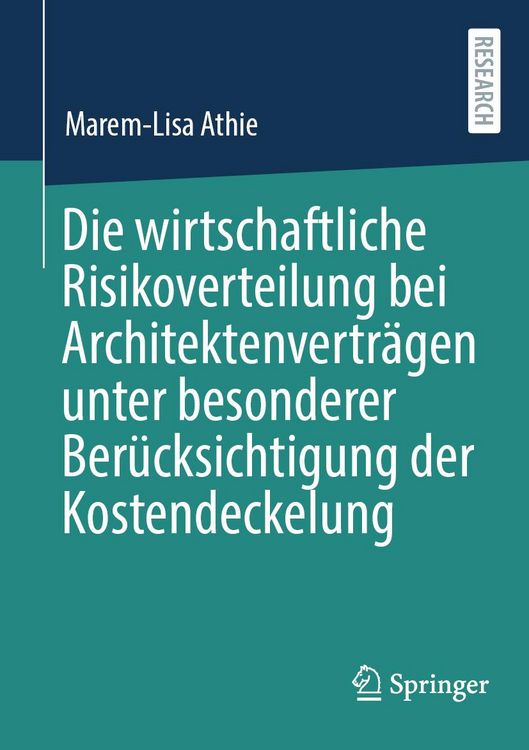 Produktbild: Die wirtschaftliche Risikoverteilung bei Architektenvertr&auml;gen unter besonderer Ber&uuml;cksichtigung der Kostendeckelung