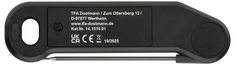 Produktbild: TFA Dostmann Grillthermometer Schwarz