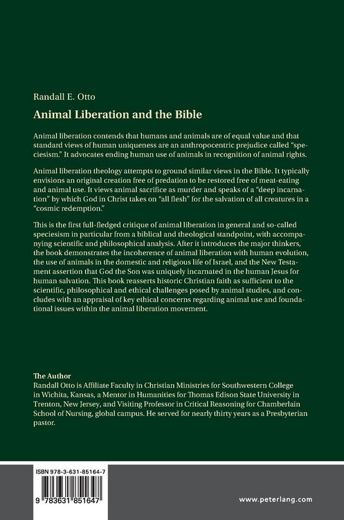 Produktbild: Animal Liberation and the Bible