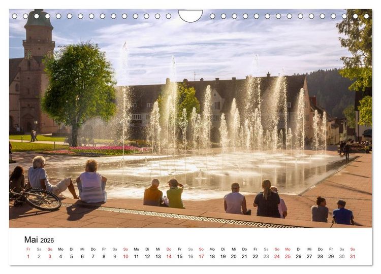 Produktbild: Freudenstadt im Schwarzwald ... ganz einfach sch&ouml;n (Wandkalender 2026 DIN A4 quer), CALVENDO Monatskalender