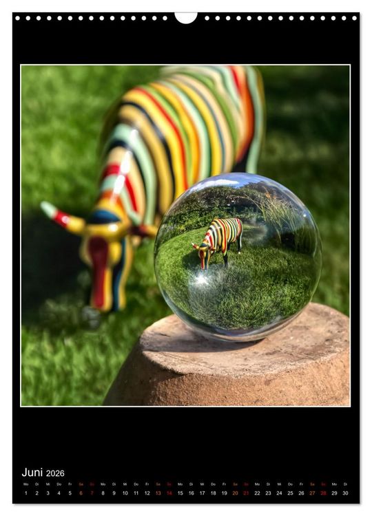 Produktbild: Momente aus Glas &ndash; Glaskugelfotografie (Wandkalender 2026 DIN A3 hoch), CALVENDO Monatskalender