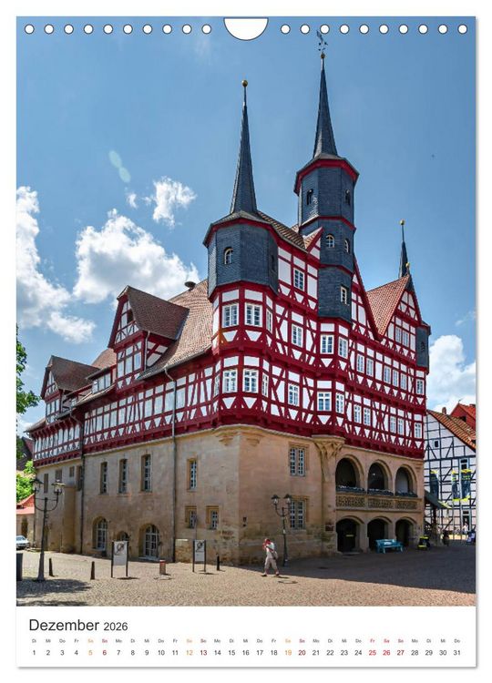 Produktbild: Duderstadt am Harz (Wandkalender 2026 DIN A4 hoch), CALVENDO Monatskalender