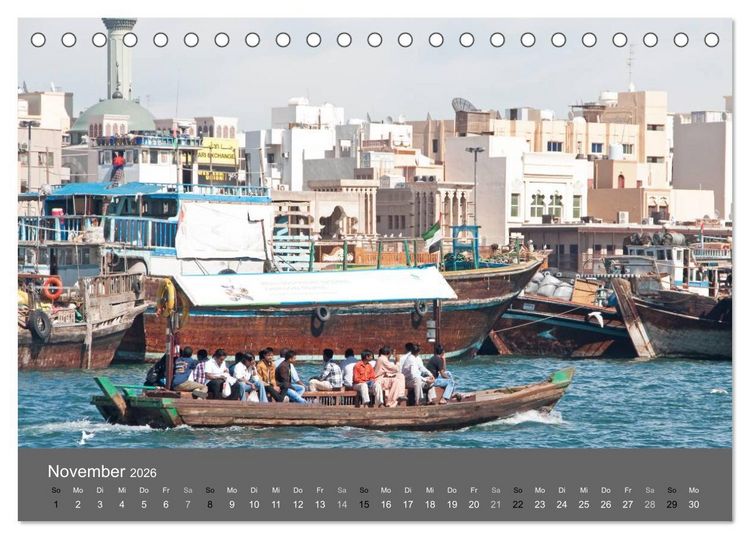 Produktbild: Dubai (Tischkalender 2026 DIN A5 quer), CALVENDO Monatskalender