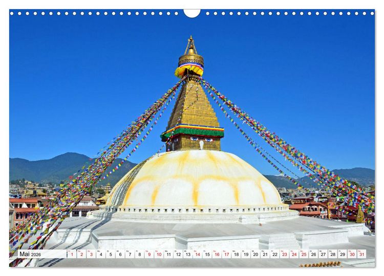 Produktbild: Im Kathmandutal (Wandkalender 2026 DIN A3 quer), CALVENDO Monatskalender
