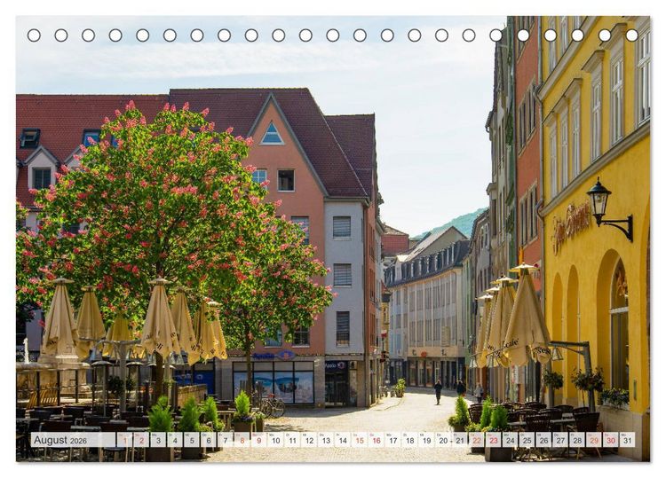 Produktbild: Jena Impressionen (Tischkalender 2026 DIN A5 quer), CALVENDO Monatskalender