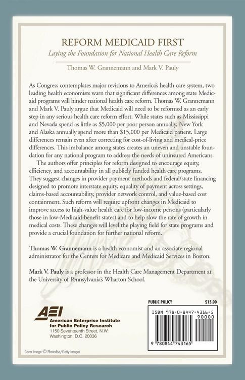 Produktbild: Reform Medicaid First: