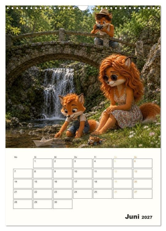 Produktbild: Kleines Pfotengl&uuml;ck (Wandkalender 2027 DIN A3 hoch), CALVENDO Monatskalender