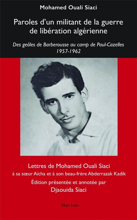 Produktbild: Paroles D Un Militant de la Guerre de Liberation Algerienne: Des