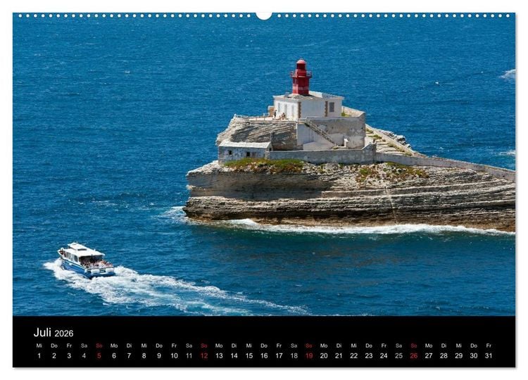 Produktbild: Korsika Insel der Sch&ouml;nheit (Wandkalender 2026 DIN A2 quer), CALVENDO Monatskalender