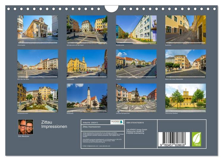 Produktbild: Zittau Impressionen (Wandkalender 2026 DIN A4 quer), CALVENDO Monatskalender