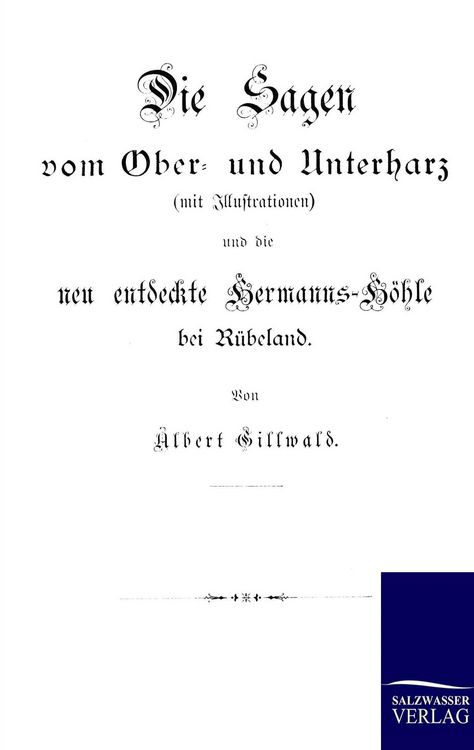 Produktbild: Die Sagen vom Ober- und Unterharz