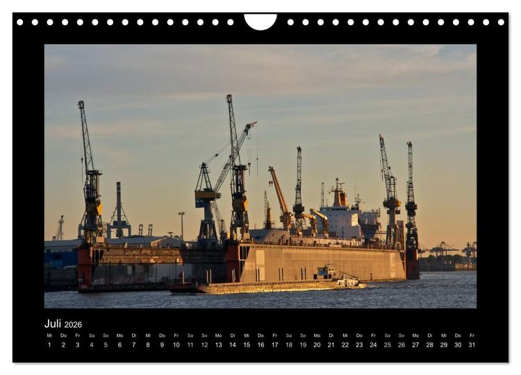 Produktbild: Hamburg - Impressionen (Wandkalender 2026 DIN A4 quer), CALVENDO Monatskalender