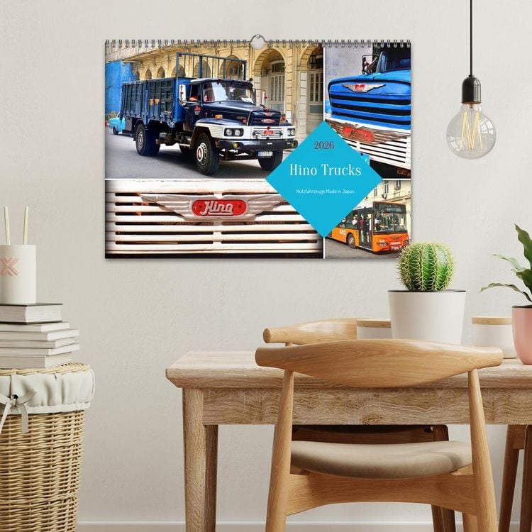 Produktbild: Hino Trucks - Nutzfahrzeuge Made in Japan (Wandkalender 2026 DIN A3 quer), CALVENDO Monatskalender