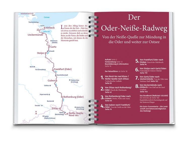Produktbild: KOMPASS Radreisef&uuml;hrer Oder-Nei&szlig;e Radweg