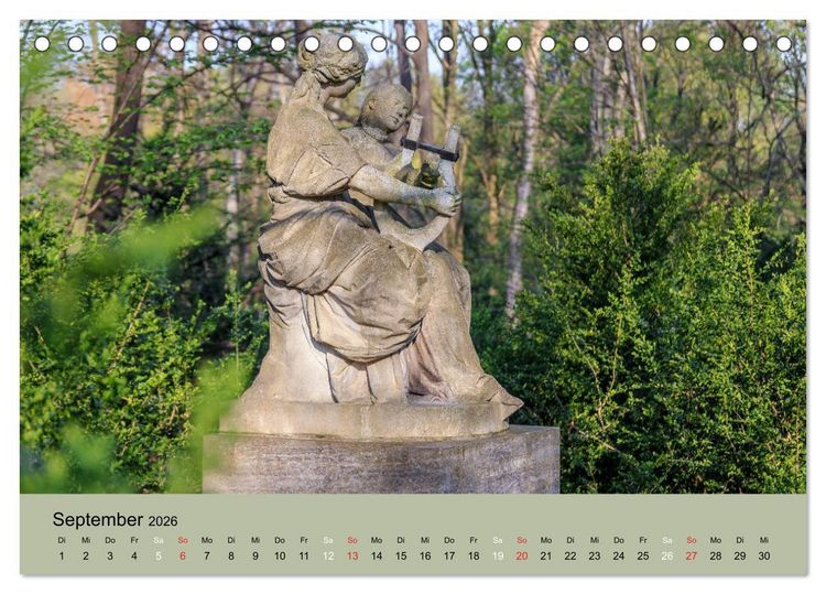 Produktbild: Gro&szlig;er Tiergarten Berlin - Von Dichtern und Komponisten (Tischkalender 2026 DIN A5 quer), CALVENDO Monatskalender