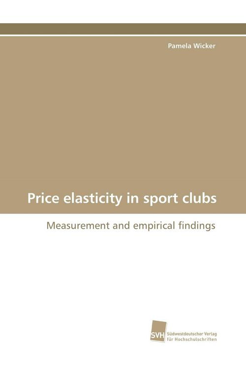 Produktbild: Price elasticity in sport clubs