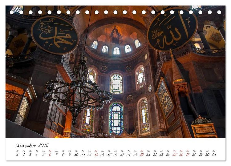Produktbild: Istanbul - Stadt auf zwei Kontinenten (Tischkalender 2026 DIN A5 quer), CALVENDO Monatskalender